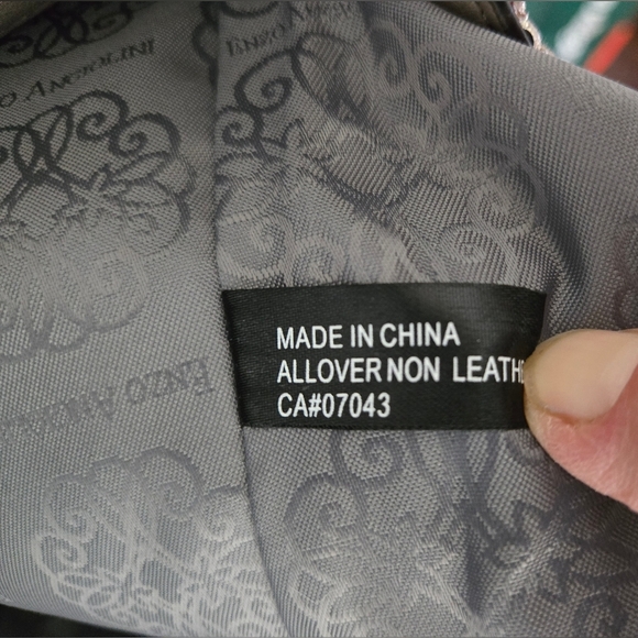 Enzo Angiolini Sequin Metallic Tote Bag Textured Gold Bronze Silver Pattern - Picture 10 of 13